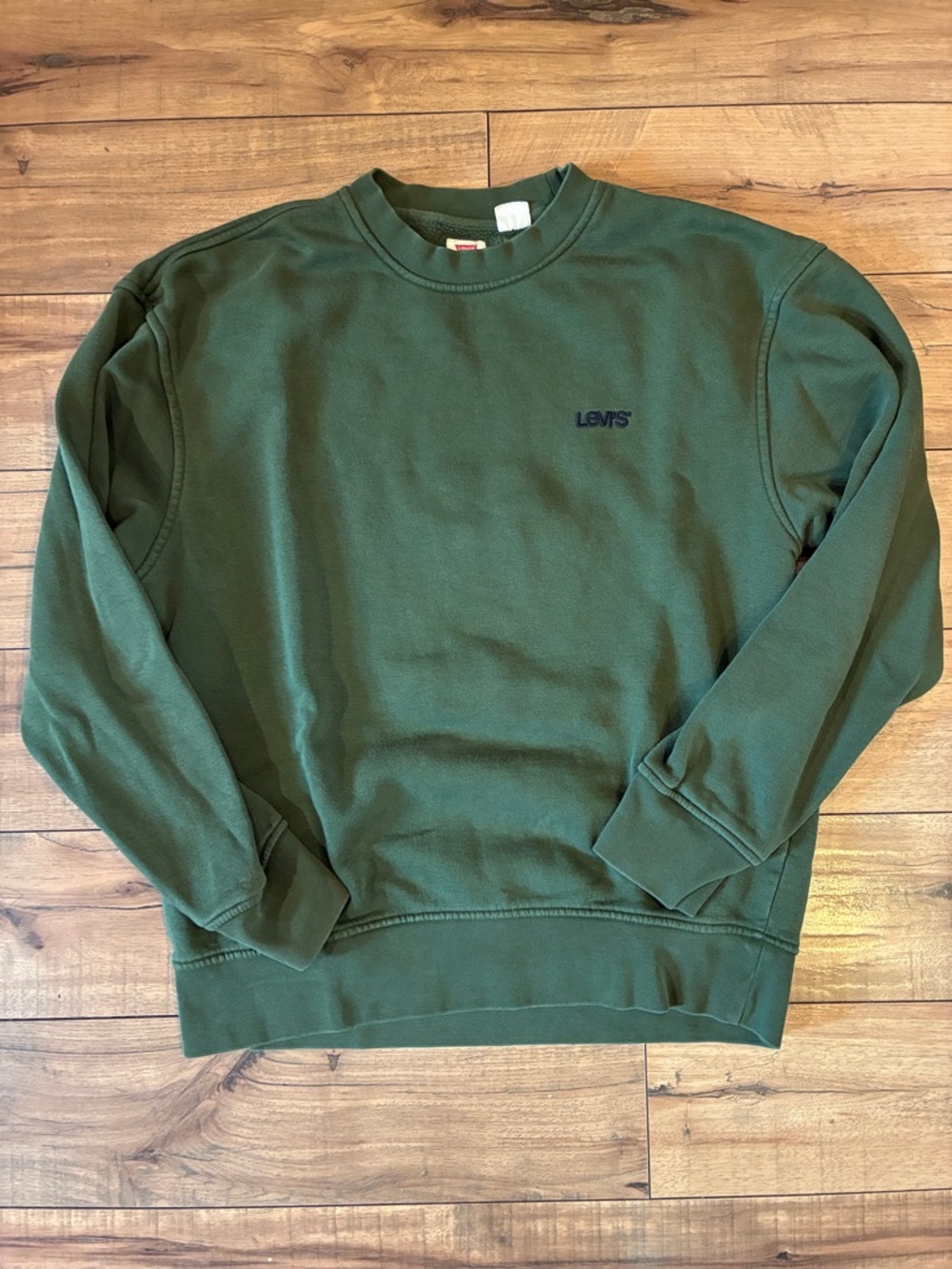 Levi's Men's Dark Green Crewneck Sweatshirt